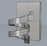 Modelo 3d de Juguete escalera de caracol para impresoras 3d