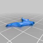  Bat brooche  3d model for 3d printers