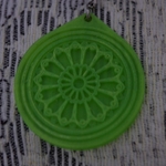  Gothic rosette pendant  3d model for 3d printers