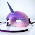 Modelo 3d de Halloween máscara de unicornio para impresoras 3d