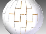  Dyson sphere lamp  3d model for 3d printers