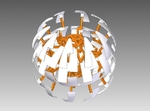 Modelo 3d de La esfera de dyson lámpara para impresoras 3d