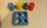 Modelo 3d de Puzzle para los más pequeños para impresoras 3d