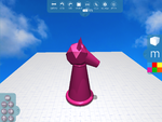 Modelo 3d de Morphi caballero de la pieza de ajedrez para impresoras 3d