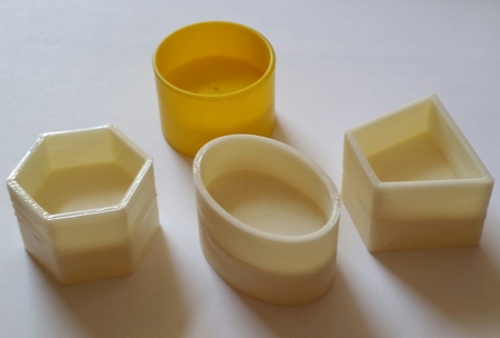 Modelo 3d de Tupperware (tm) forma-o piezas para impresoras 3d