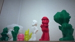  Low-poly retro characters  3d model for 3d printers