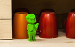  Low-poly retro characters  3d model for 3d printers