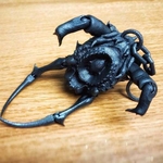  Half-life alyx armored headcrab articulated keyring  3d model for 3d printers