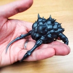  Half-life alyx armored headcrab articulated keyring  3d model for 3d printers
