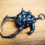  Half-life alyx armored headcrab articulated keyring  3d model for 3d printers