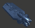  Full thrust starship miniature  3d model for 3d printers