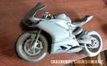  Ducati 1199 superbike (complex)  3d model for 3d printers