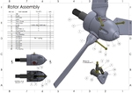 Modelo 3d de Mkii de 5 vatios 3d imprimible de la turbina de viento para impresoras 3d