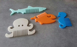  Fantasy combs ocean - fantasy combs ocean  3d model for 3d printers