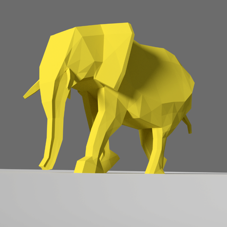  Elephant  3d model for 3d printers