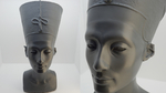 Modelo 3d de Nefertiti - en las secciones de seguridad para la impresión en 3d de tamaño completo para impresoras 3d