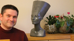 Modelo 3d de Nefertiti - en las secciones de seguridad para la impresión en 3d de tamaño completo para impresoras 3d