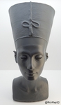  Nefertiti - in sections up for 3d printing full sized  3d model for 3d printers