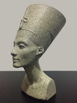 Modelo 3d de Nefertiti - en las secciones de seguridad para la impresión en 3d de tamaño completo para impresoras 3d