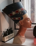 Modelo 3d de Nefertiti - en las secciones de seguridad para la impresión en 3d de tamaño completo para impresoras 3d