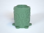  Geocache puzzle container  3d model for 3d printers