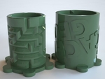  Geocache puzzle container  3d model for 3d printers