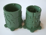  Geocache puzzle container  3d model for 3d printers