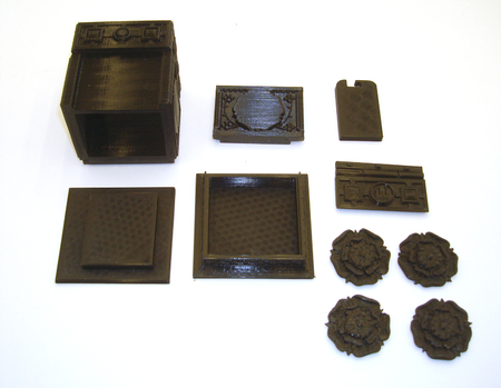  The tudor rose box  3d model for 3d printers