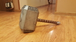  Life size thor's hammer (mjolnir)  3d model for 3d printers