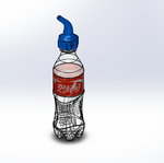  Recycled bottle watering can  3d model for 3d printers