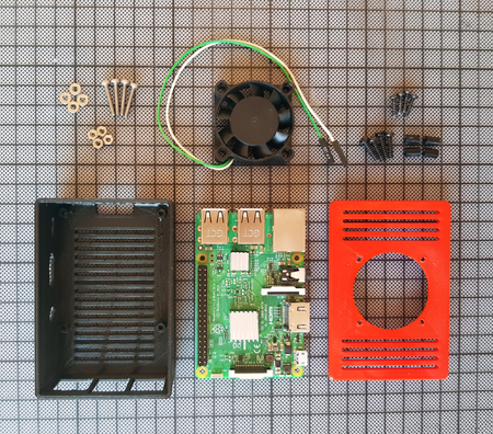 Raspberry Pi 3 Model B Casing with 40mm Fan