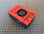 Modelo 3d de Raspberry pi 3 el modelo b de la carcasa con ventilador de 40mm para impresoras 3d