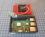 Modelo 3d de Raspberry pi 3 el modelo b de la carcasa con ventilador de 40mm para impresoras 3d