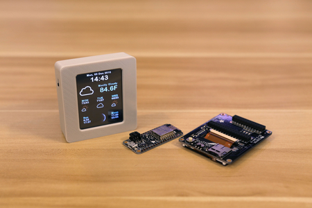  Esp8266 wifi weather station with color tft display  3d model for 3d printers