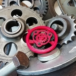  Planetary gear pendant/key ring  3d model for 3d printers