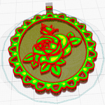  Pendant pink 2  3d model for 3d printers