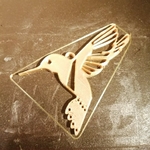  Bird pendant necklace  3d model for 3d printers