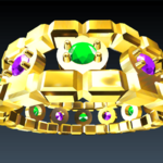  Precious stone ring  3d model for 3d printers