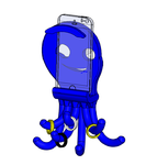  Popi the octopus, phone and jewelry holder  3d model for 3d printers