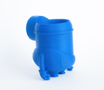  Minion stone age planter  3d model for 3d printers