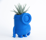  Minion stone age planter  3d model for 3d printers