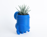  Minion stone age planter  3d model for 3d printers