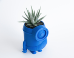  Minion stone age planter  3d model for 3d printers