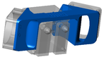 Modelo 3d de Ultimaker 2 montaje del ventilador dual para impresoras 3d
