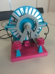 Modelo 3d de Máquina electrostática de wimshurst para impresoras 3d