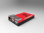  Raspberry pi case (model b+ / 2 / 3)  3d model for 3d printers