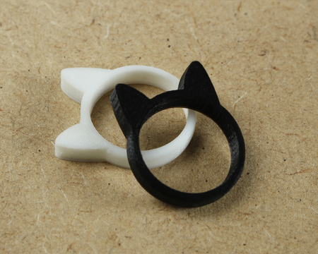  Cat ring  3d model for 3d printers