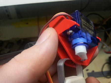  Rc servo drop mechanism  3d model for 3d printers