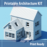  Printable architecture kit series 1  3d model for 3d printers