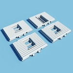  Printable architecture kit series 1  3d model for 3d printers